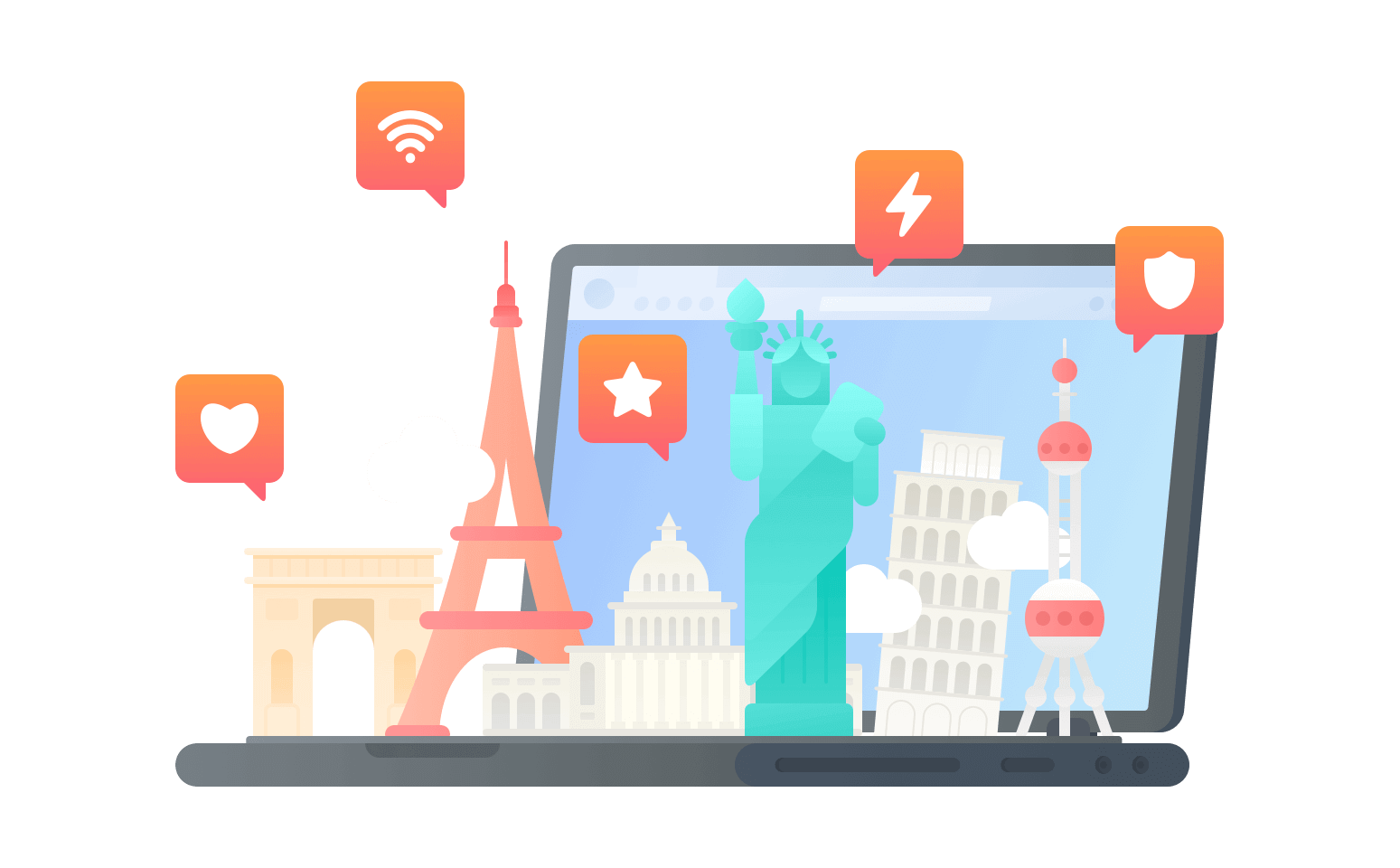 在摩尔多瓦连接到中国的加速器 - 大陆VPN